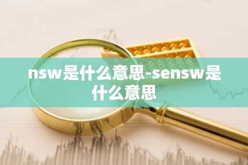 nsw是什么意思-sensw是什么意思-第1张图片-芙蓉之城
